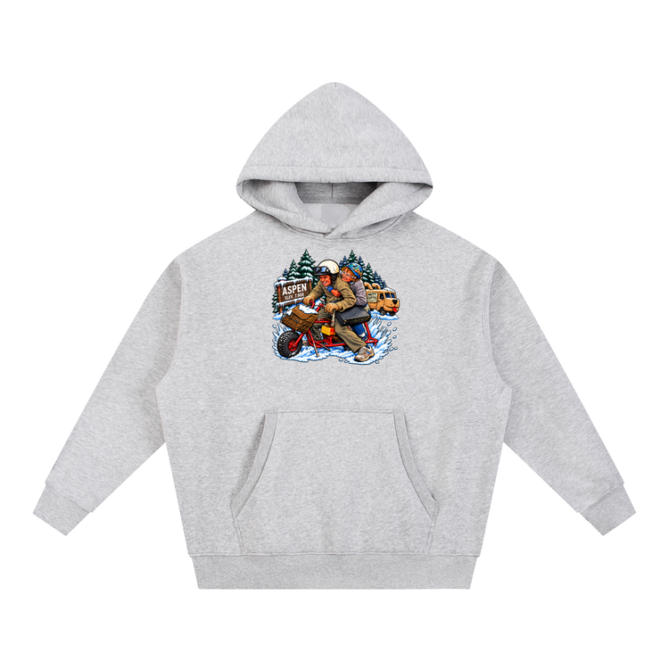 Dumb And Dumber Oversized Boxy Fit Fleece Hoodie
