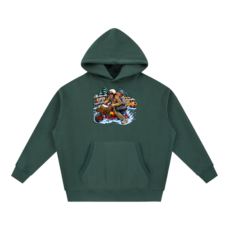 Dumb And Dumber Oversized Boxy Fit Fleece Hoodie