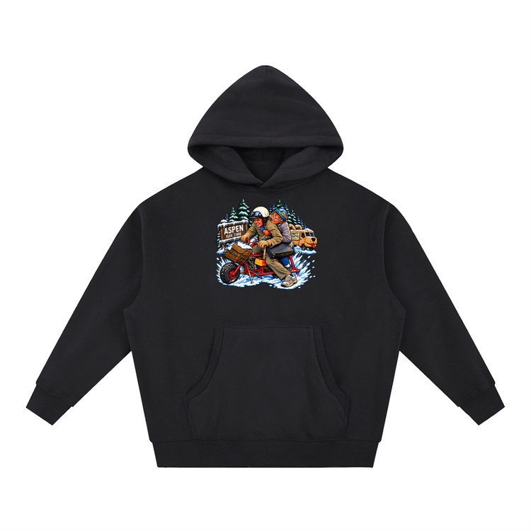 Dumb And Dumber Oversized Boxy Fit Fleece Hoodie