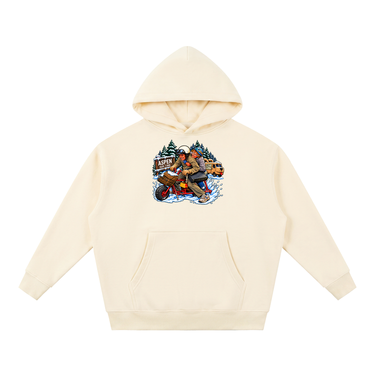 Dumb And Dumber Oversized Boxy Fit Fleece Hoodie
